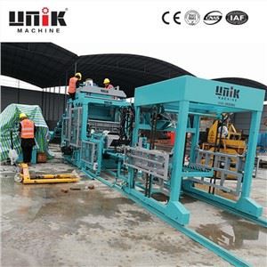 Производствена линия за производство на циментови блокове