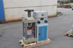 Хидравлична машина за изпитване на силата на натиск на бетонни блокове